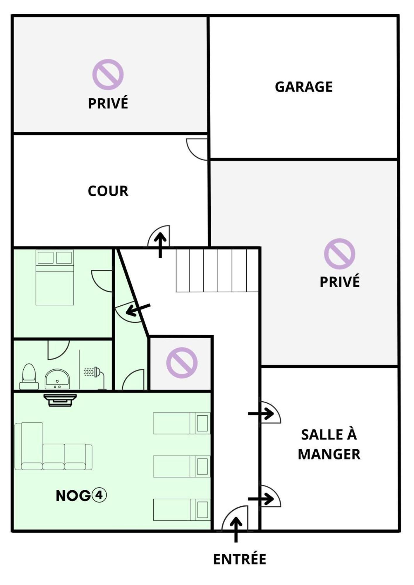 Nogapatio - Maison D'Hotes - Bnb Ногаро Екстер'єр фото