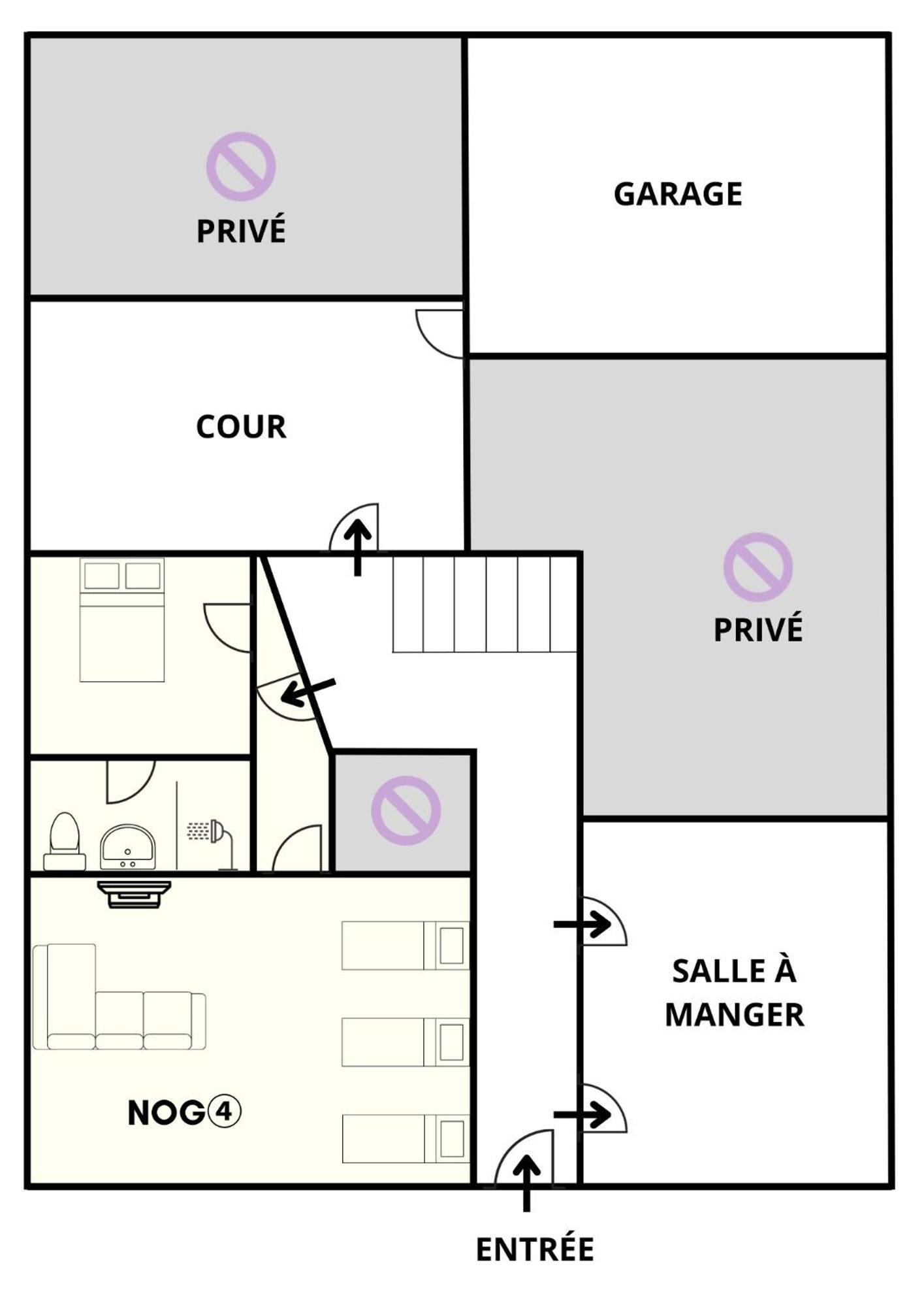 Nogapatio - Maison D'Hotes - Bnb Ногаро Екстер'єр фото